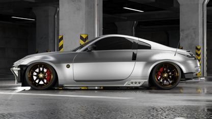 True Focus Fabrication - Nissan 350Z Side Bar Protectors