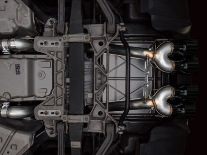 AWE Tuning 05-07 C6 Chevrolet Corvette 6.0L Track Edition Axle-Back Exhaust w/ Diamond Black Tips