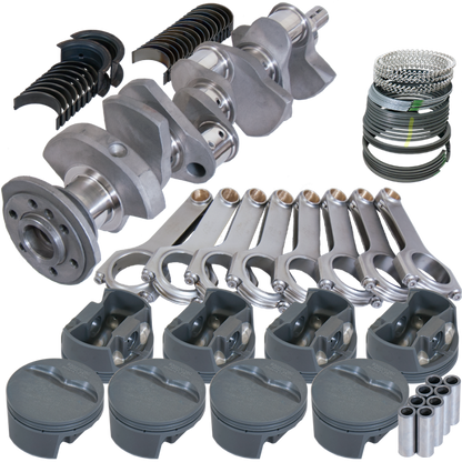 Eagle Chevy 350 3.500in Crank 6.000in H-Beam -5cc Flat Top 4.040in Pistons Rotating Assembly