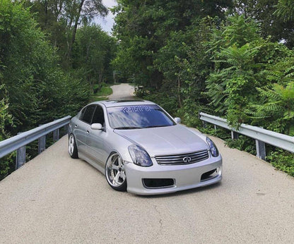 Infiniti G35 4DR Sedan 2003-2004 Hidori Style 1 Piece Polyurethane Front Bumper (37-2251)