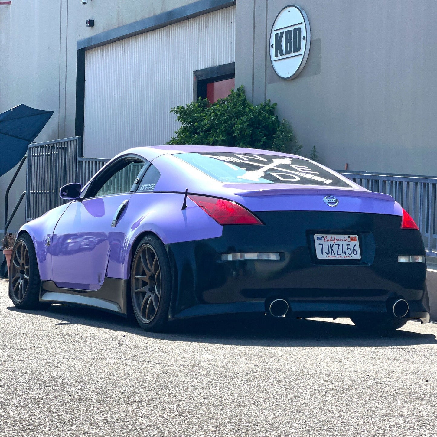 KBD - Nissan 350Z 2003-2008 VTX Style 4 Piece Polyurethane Full Body Kit