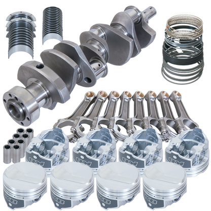 Eagle Chevy 454 1Pc 4.000in Crank 6.135in I-Beam Rods 25.5cc Dome 4.320in Pistons Rotating Assembly