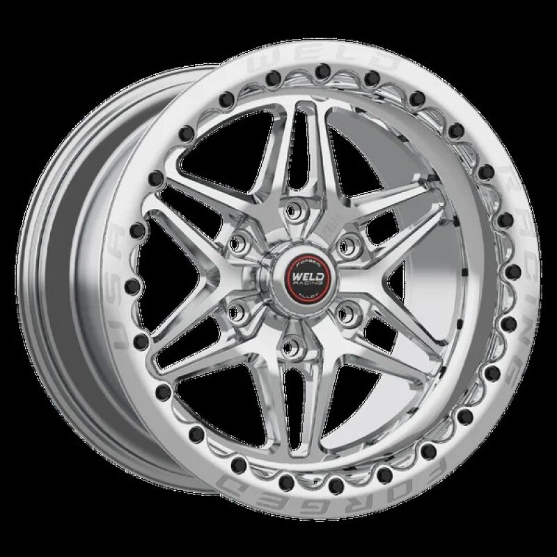 Weld S81 17x11 / 5x4.75 BP / 7.7in BS / +43mm Offset Polished Wheel - SBL