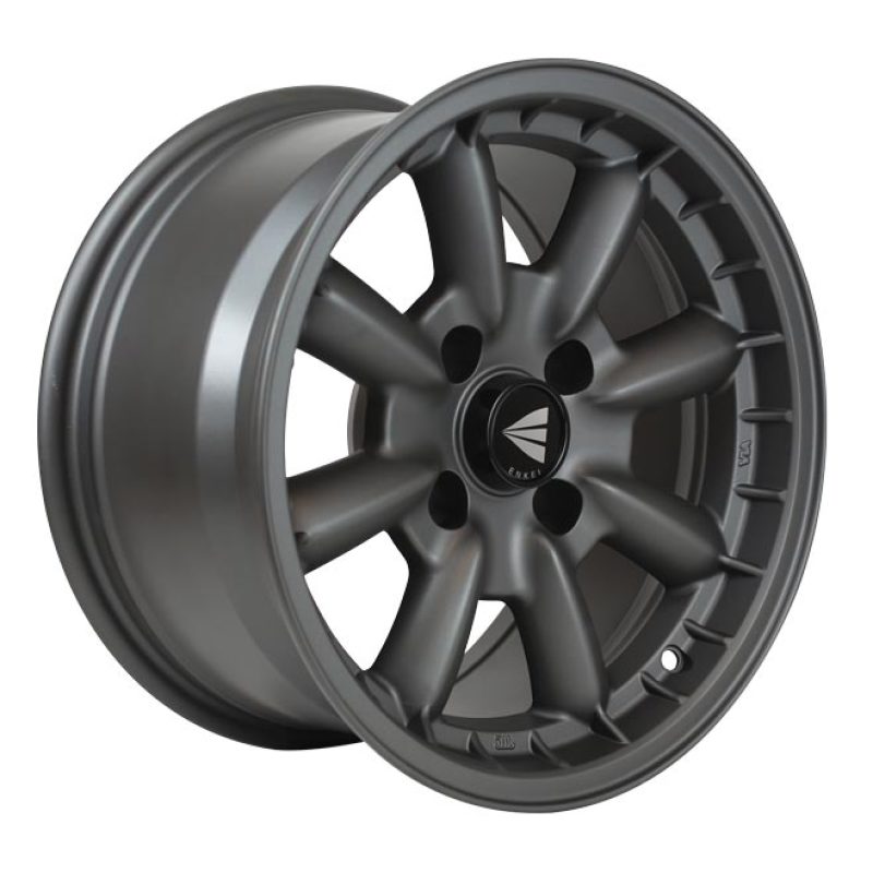 Enkei Compe 15x8 25mm Offset 4x114.3 Bolt Pattern 72.6mm Bore Dia Matte Gunmetal Wheel