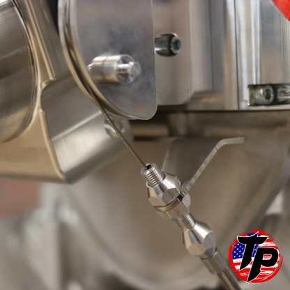 Tick Performance - Throttle Cable Bracket For Holley Ram Intakes & Tick Performance Ultra Low Intercooler