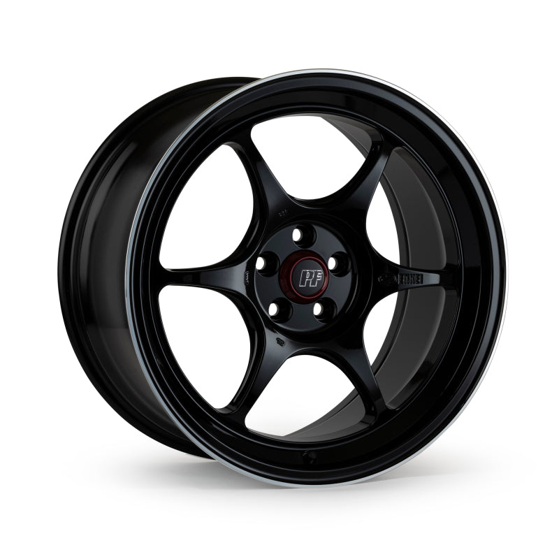 Enkei PF06 19x9 5x114.3 40mm Offset 75mm Bore Black Machined Wheel (MOQ 40)
