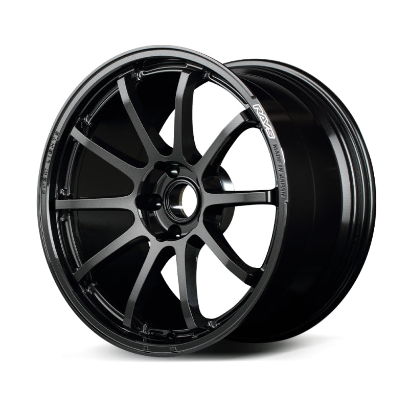Gram Lights 57NR 18x9.5 +45 5x114.3 Glass Black Wheel