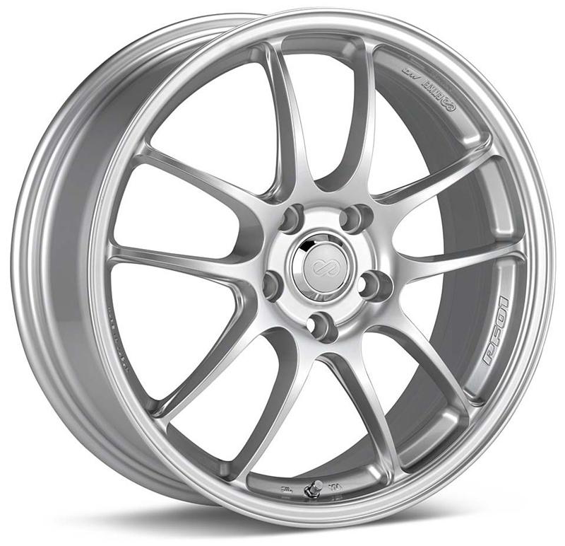 Enkei PF01 18x8 5x114.3 50mm offset Matte Black Wheel 05-07 STI