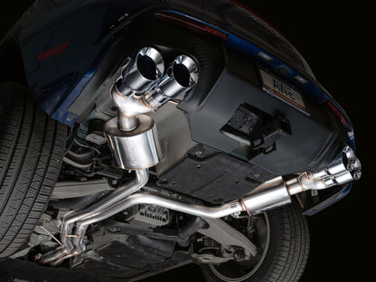 AWE Tuning 19-21 Porsche Macan 3.0T/2.9TT Touring Edition Cat-Back Exhaust w/ Chrome Silver Tips