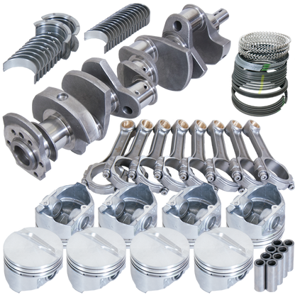 Eagle Chevy LT1350 1Pc 3.750in Crank 5.700in I-Beam Rods -7cc 4.060in Pistons Rotating Assembly
