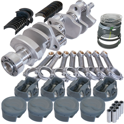Eagle Chevy LT1 350 1Pc 3.750in Crank 6.000in I-Beam Rods -16cc 4.040in Pistons Rotating Assembly