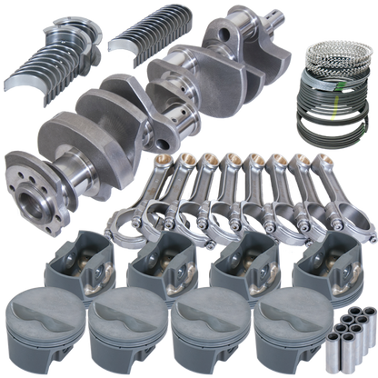 Eagle Chevy 350 3.480in Crank 6.000in I-Beam Rods -5cc Flat Top 4.030in Pistons Rotating Assembly