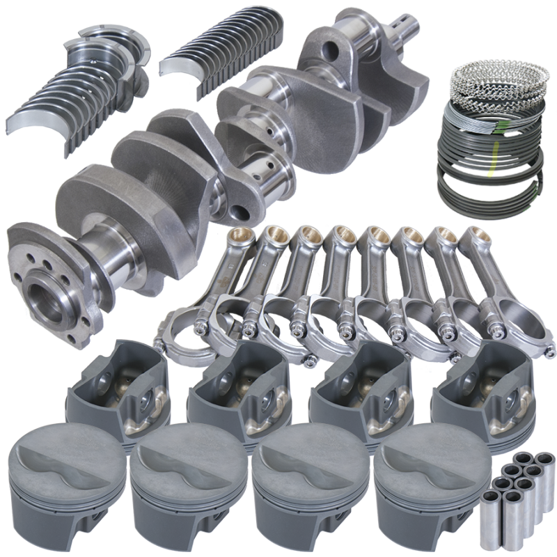 Eagle Chevy 350 3.480in Crank 5.700in I-Beam Rods -5cc Flat Top 4.030in Pistons Rotating Assembly