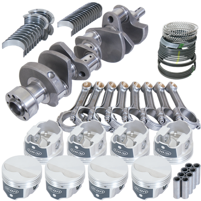 Eagle Chevy LT1350 1Pc 3.480in Crank 5.700in I-Beam Rods -3.7cc 4.040in Pistons Rotating Assembly