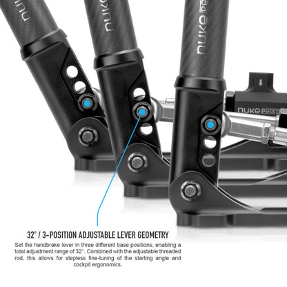 Nuke Performance - Hydraulic Handbrake DriftSpec Pro, Glossy Carbon 360/460mm