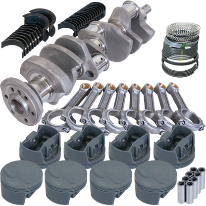 Eagle Chevy 400 3.750in Crank 5.700in I-Beam Rods -5cc Flat Top 4.125in Pistons Rotating Assembly