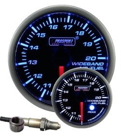 Prosport Gauges - 2-1/16" Premium Blue/White Wideband Air Fuel Ratio kit