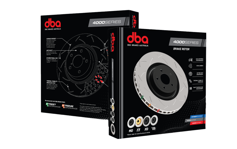 DBA 2009 Pontiac G8 GXP Rear 4000 Series Standard Rotor