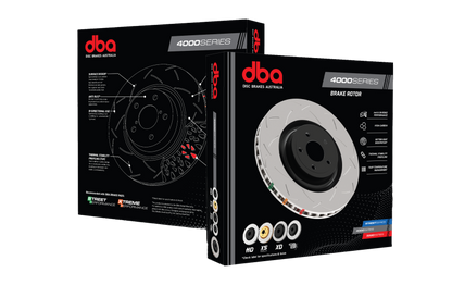 DBA 03-05 Evo 8/9 Rear Drilled & Slotted 4000 Series Rotor
