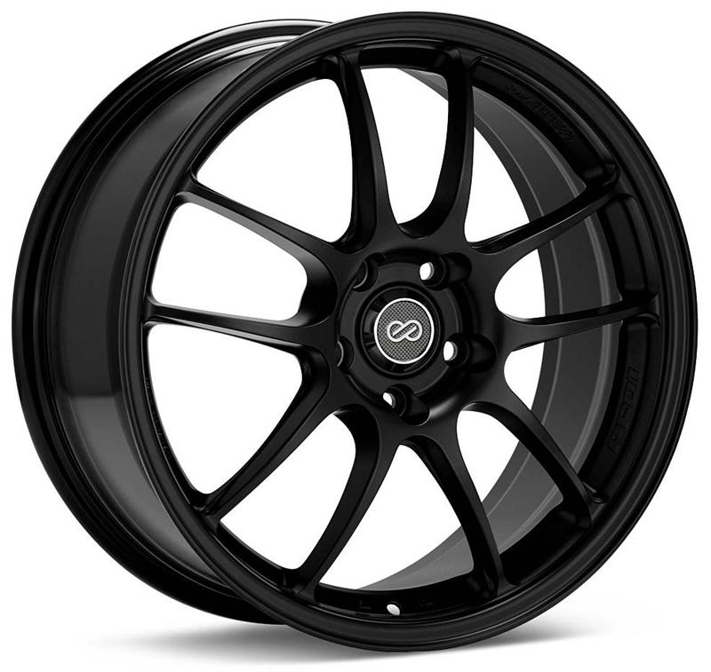 Enkei PF01 18x9.5 5x114.3 35mm Offset 75mm Bore Black Wheel (MOQ 40)