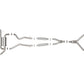 aFe 14-15 Infiniti Q50 V6 3.7L Takeda 2.5in 305 SS Cat Back Exhaust System w/ Black Tips