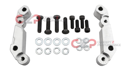 CZP Akebono Caliper Bracket Adapter Kit, Rear - Nissan 300ZX Z32 / Silvia 240SX S13 S14 S15 w/ Rear Z32 Hub