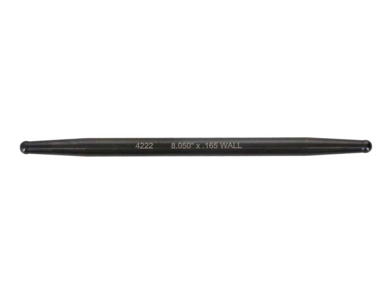 Manley Push Rod - 7/16 Dia. - 11.400 Length - 0.165 Wall - 4130 Chrome Moly - Swedged End - Set of 8