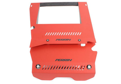 PERRIN 15-21 Subaru WRX Engine Cover Kit (Intercooler & Pulley Covers Incl.) - Red