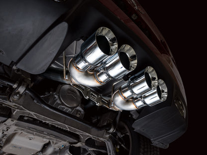 AWE Tuning 05-07 C6 Chevrolet Corvette 6.0L Track Edition Axle-Back Exhaust w/ Chrome Silver Tips