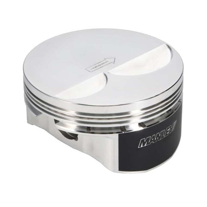 Manley Chevrolet LS Piston Set - 4.075in Bore 1.115in CH, -4.00 CC
