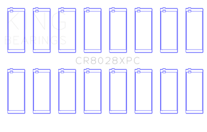 King Engine Bearings Chevrolet Custom Performance (Size STDX) Connecting Rod Bearing Set