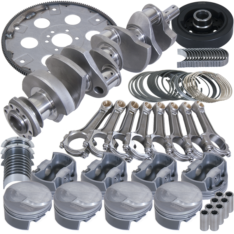 Eagle Chevy 454 4.250in Crank 6.385in I-Beam Rods -3cc Flat Top 4.280in Pistons Balanced Assembly