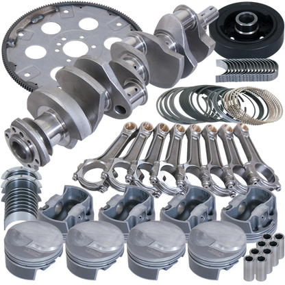 Eagle Chevy 454 1Pc 4.250in Crank 6.385in I-Beam Rod -3cc Flat Top 4.320in Pistons Balanced Assembly