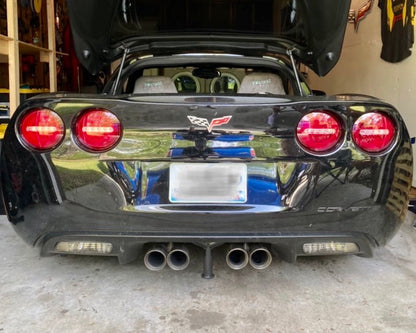 True Focus Fabrication - Chevrolet C6 Corvette - Standard Rear Bash Bar