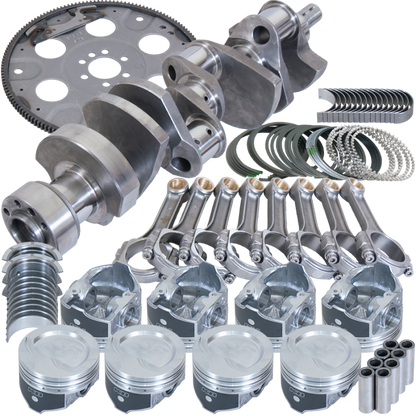 Eagle Chevy LT1350 1Pc 3.750in Crank 5.700in I-Beam Rods 4.040in Pistons 153 Tooth FP Bal Assembly
