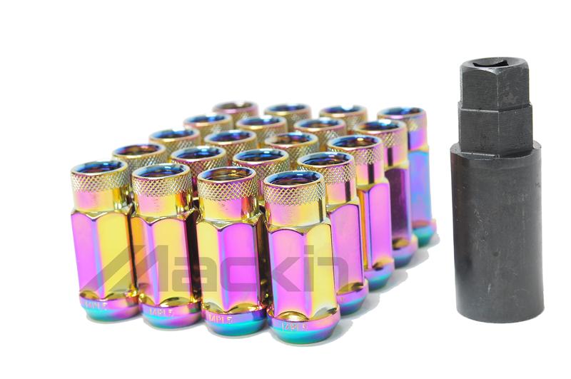 Wheel Mate Monster Locking Lug Nut Set of 4 - Chrome 14x1.50