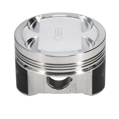 Manley Mitsubishi 2.0L 4B11T Piston Set - 86.50mm Bore 1.155in CH, -3.50 CC