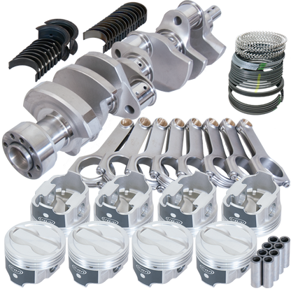 Eagle Chevy LT1 350 1Pc 3.750in Crank 5.700in H-Beam -18cc 4.060in Pistons Rotating Assembly