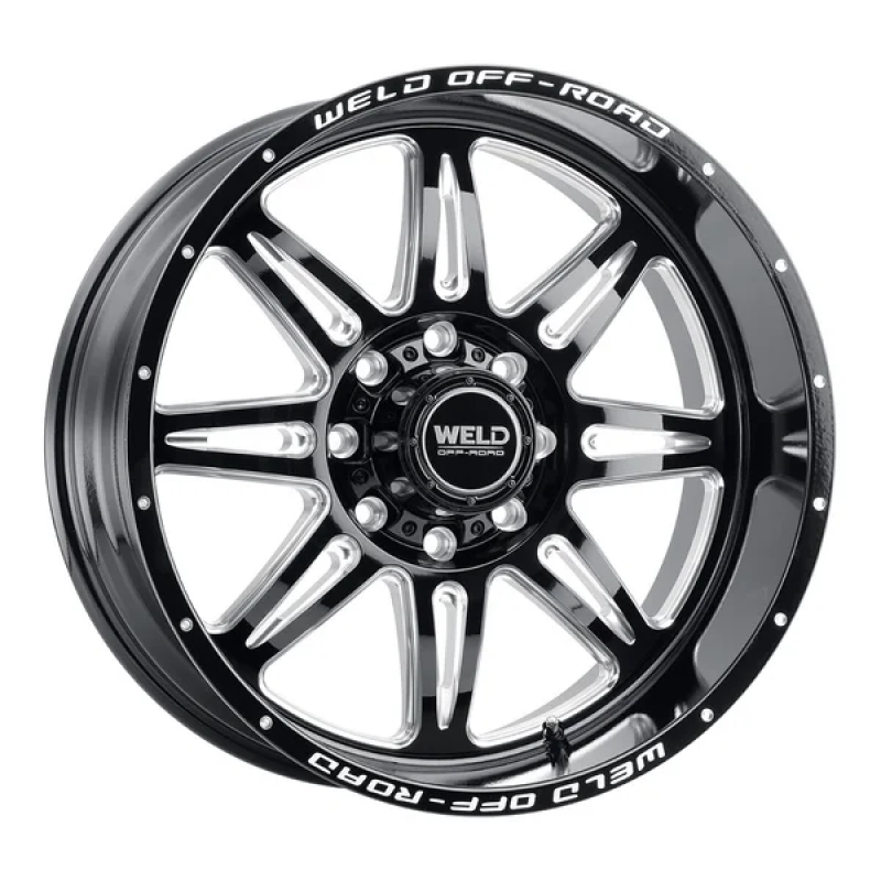 Weld Cheyenne W132 Series 20x12 / 8x180 / ET -44 / 124.3 CB - Gloss Black Milled