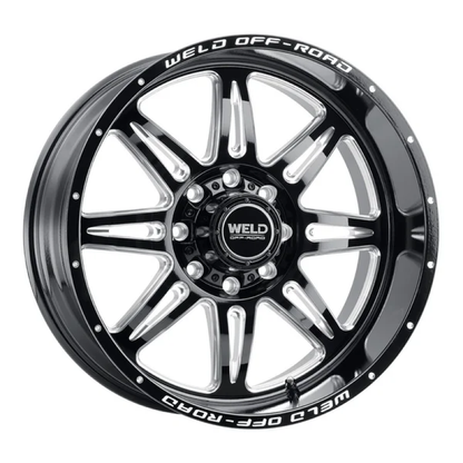 Weld Cheyenne W132 Series 20x12 / 8x180 / ET -44 / 124.3 CB - Gloss Black Milled