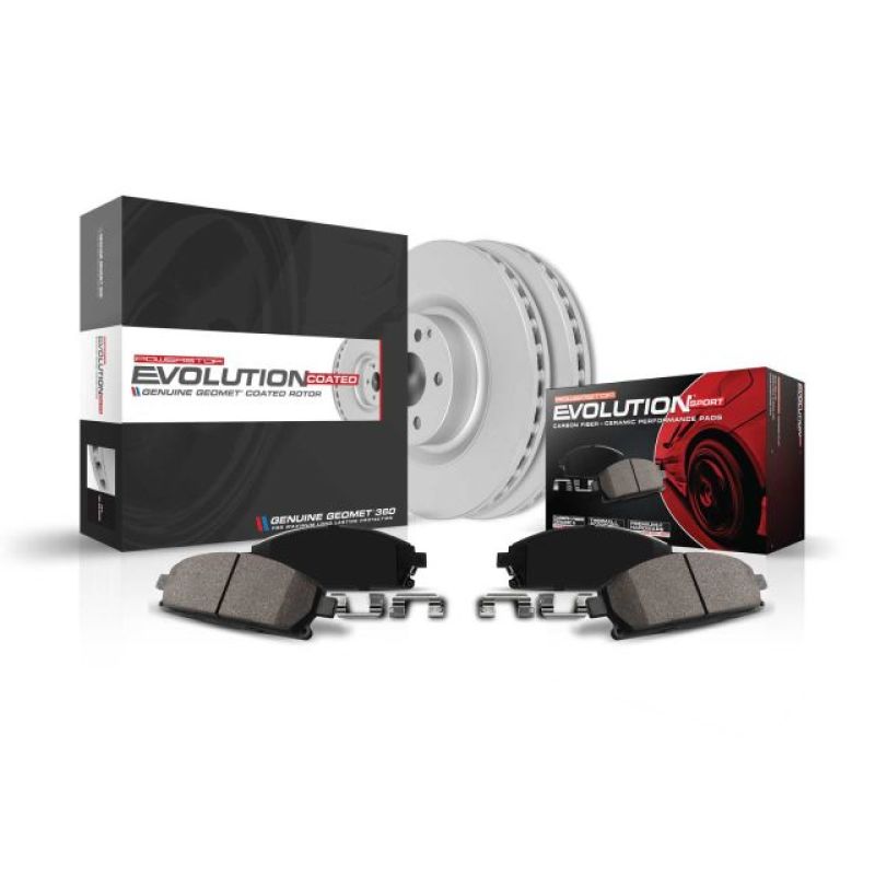 Power Stop 07-09 Audi S8 Front Z23 Coated Brake Kit