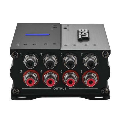 DS18 4-Channel In and 8-Channel Out DSP Bluetooth Audio Receiver Smartphone Control