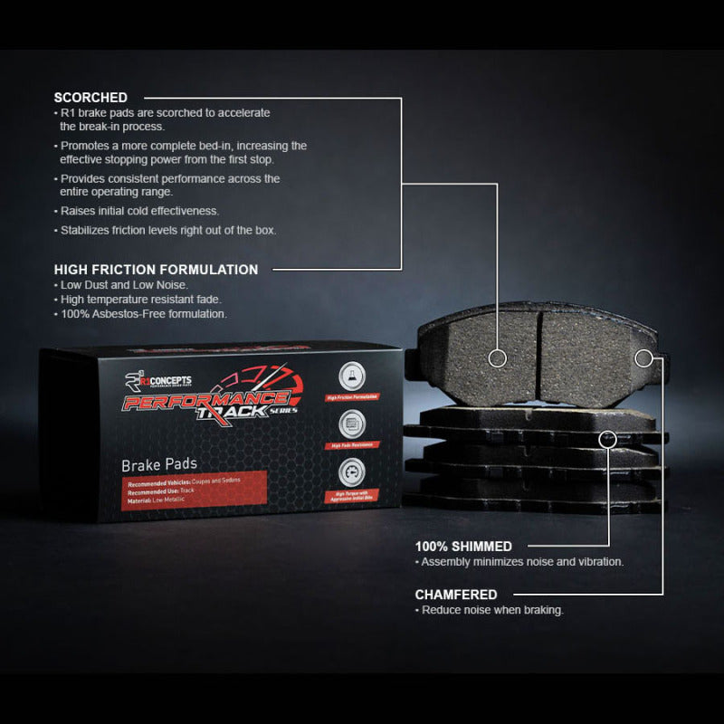 R1 04-06 Audi TT Quattro Front Track/Street Brake Pads