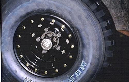 Prosport Gauges - Simulated Bead Lock Hubcap Rings - 15" Black