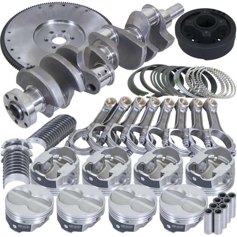 Eagle Ford 302 3.400in Crank 5.400in I-Beam Rods 4.000in Pistons 157 Tooth FW Balanced Assembly