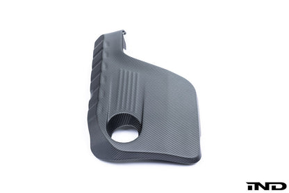 Eventuri BMW F8X M3 / M4 S55 Black Carbon Engine Cover - Matte