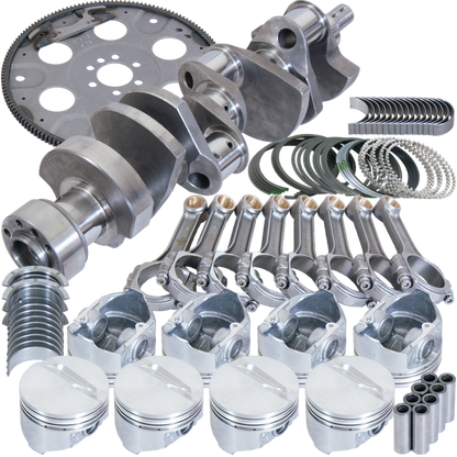 Eagle Chevy LT1350 1Pc 3.750in Crank 5.700in I-Beam Rods 4.060in Pistons 153 Tooth FP Blncd Assembly