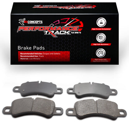 R1 17-25 Porsche 718 Cayman Front Track/Street Brake Pads