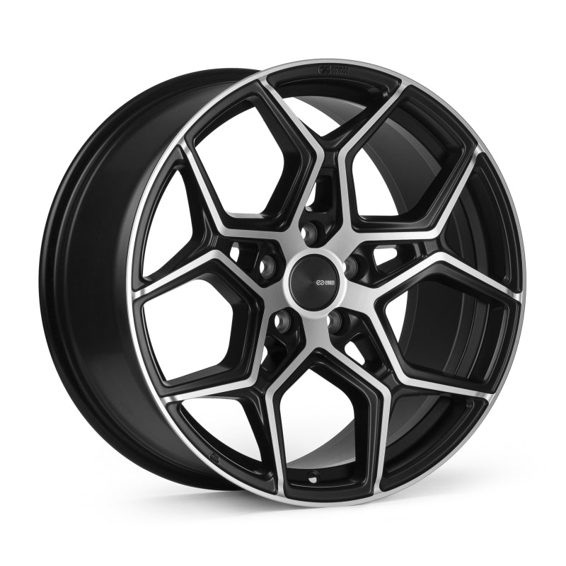 Enkei Quest 20x9 / 5x114.3 BP / ET42 / 72.6mm Bore - Matte Black Machining Wheel