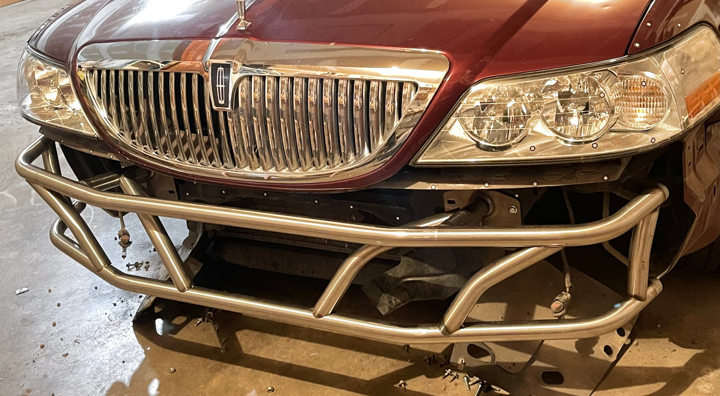 True Focus Fabrication - Ford Crown Victoria | Mercury Grand Marquis | Lincoln Town Car - Front Dual Row Bash Bar